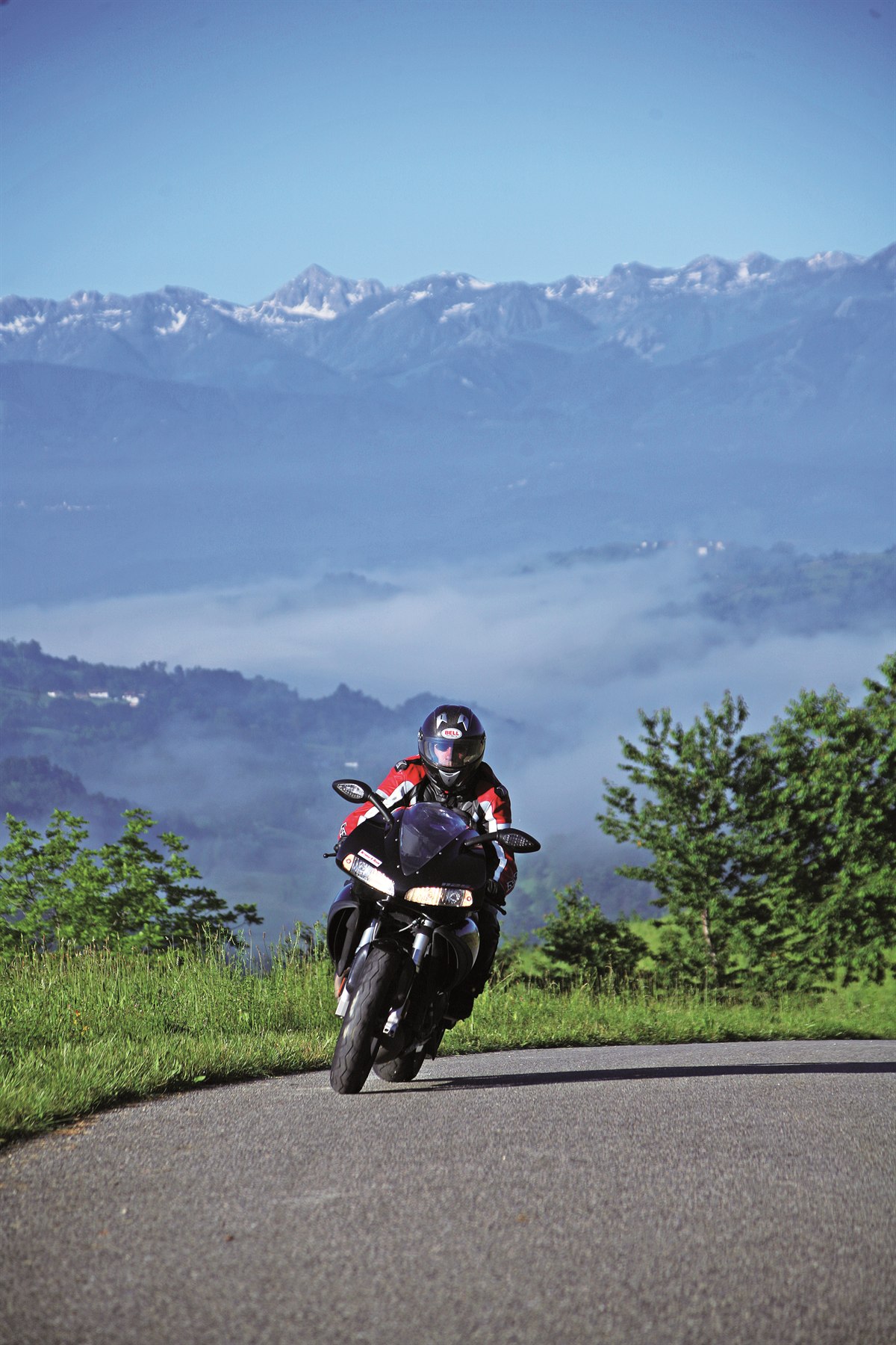 Motorradfahren im Piemont
