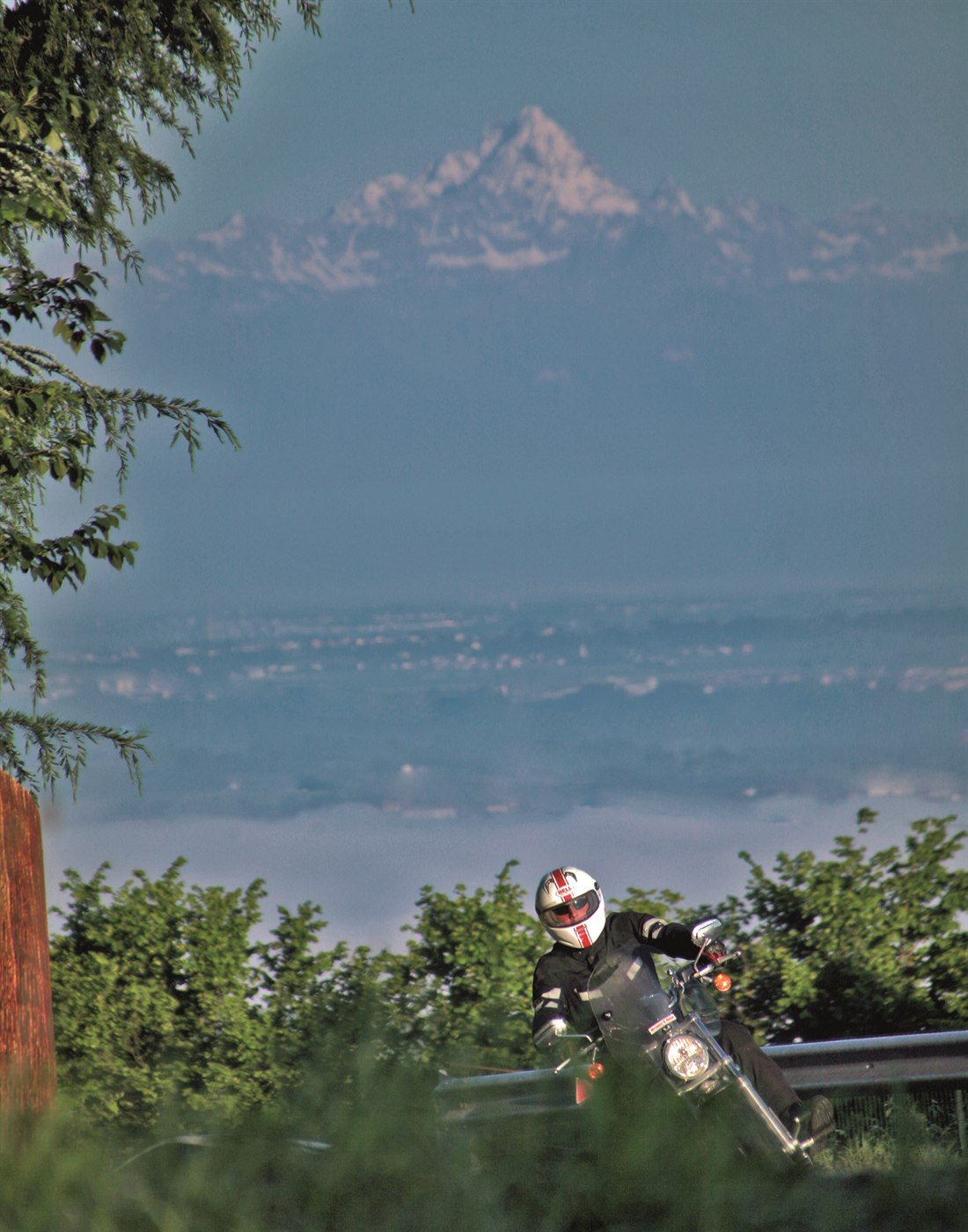 Motorradfahren im Piemont